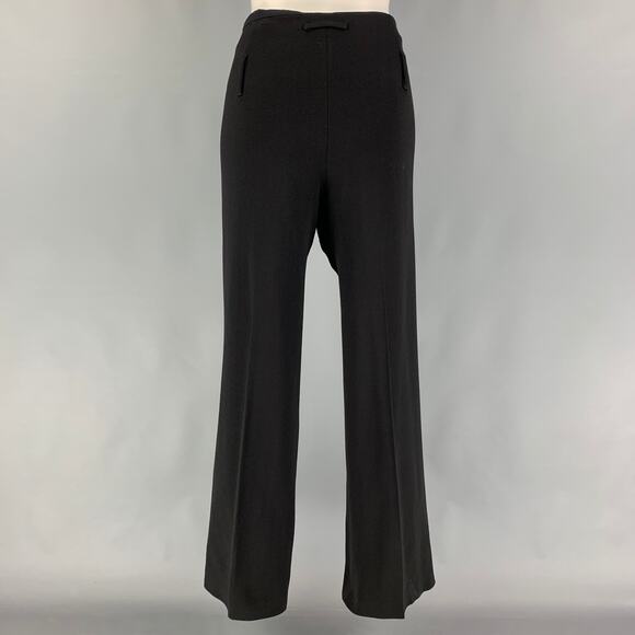 JEAN PAUL GAULTIER Size 8 Black Wool Polyamide Dress Pants - Picture 3 of 6
